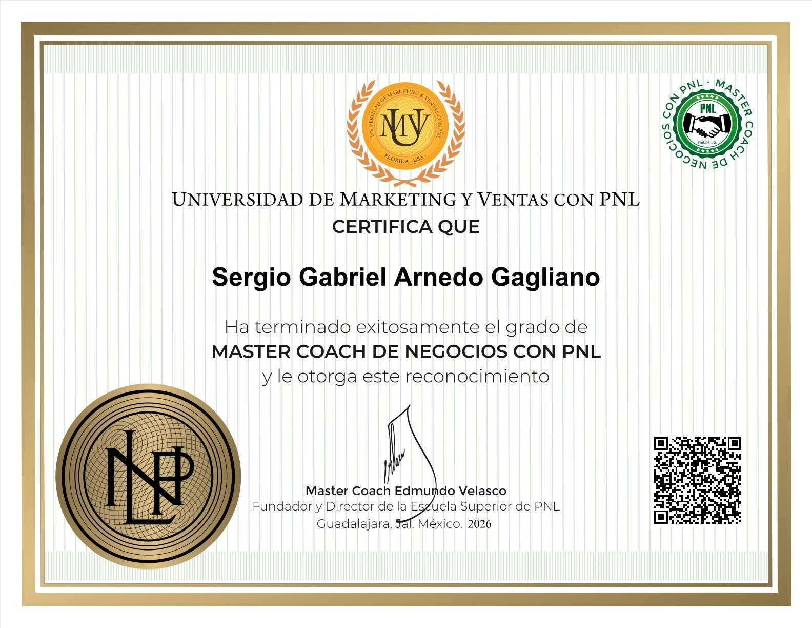 certificado master coach de negocios